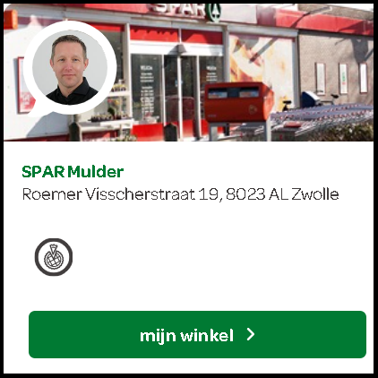 Bestellen bij Spar Zwolle